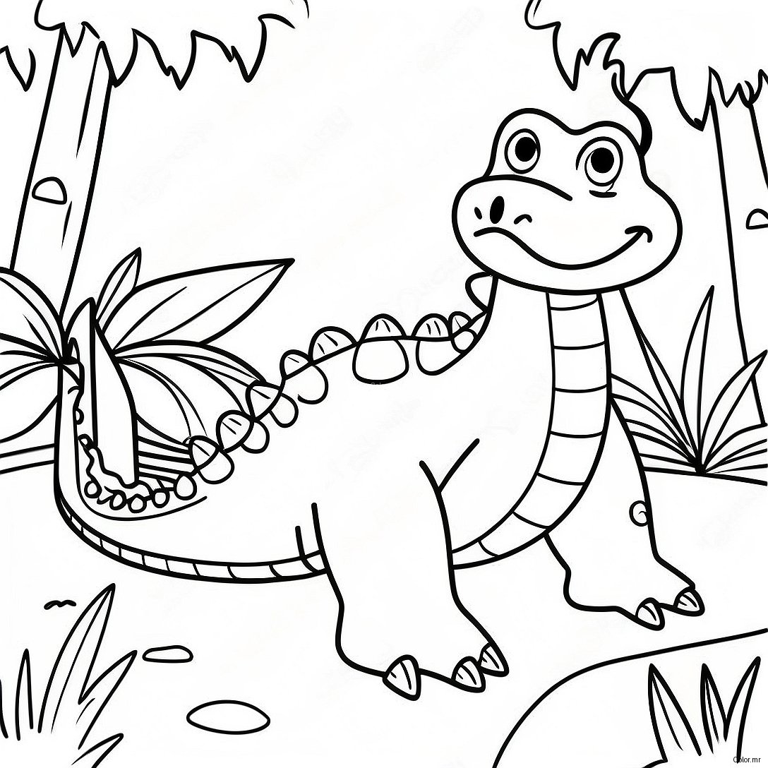 Lyle Lyle Crocodile In A Jungle Adventure Coloring Page 45874 38218