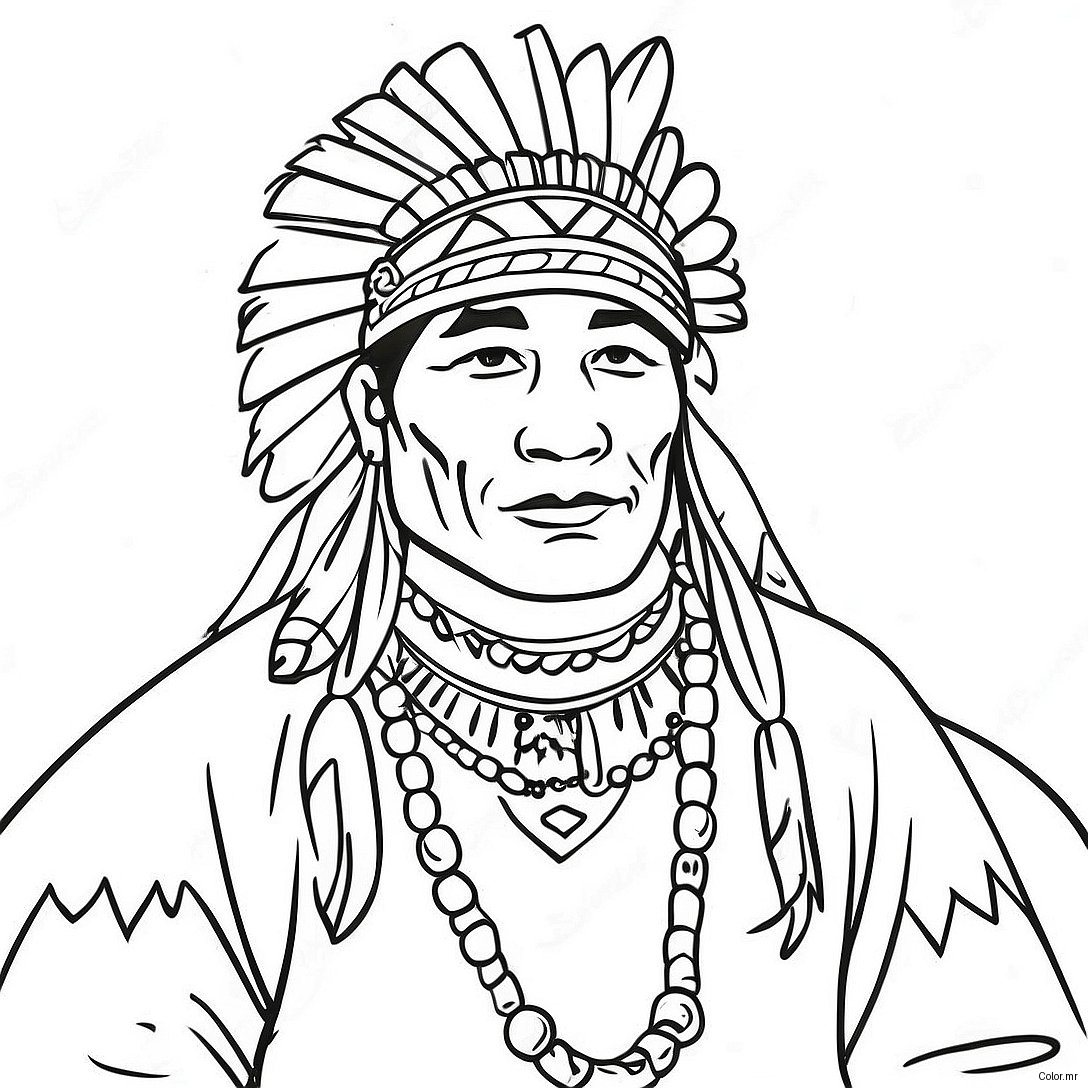 Oklahoma Native American Culture Coloring Page 40208 33347
