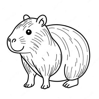 Capybara Ausmalbild 10016-8235