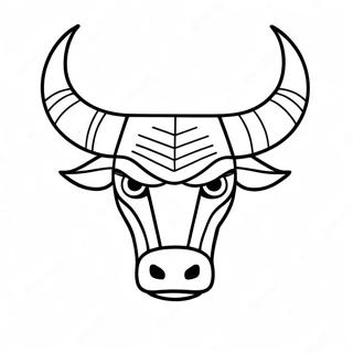 Chicago Bulls Logo Ausmalbild 10447-8569