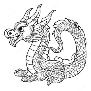 Chinesischer Drache Ausmalbild 10457-8577