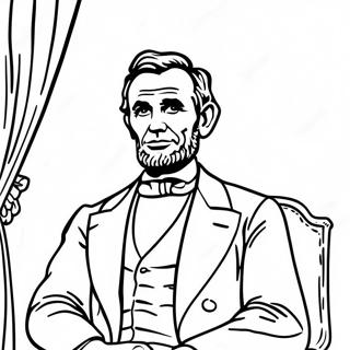 Abraham Lincoln Ausmalbild 10757-8819