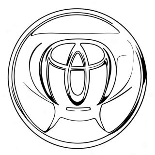 Toyota Logo Ausmalbild 11117-9114