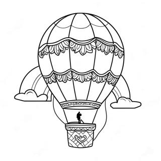 Heißluftballon Ausmalbilder