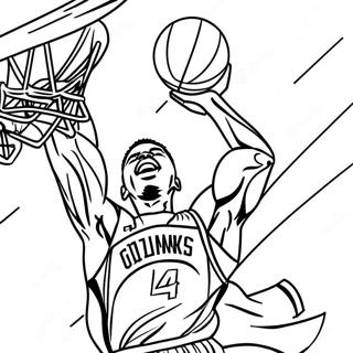 Giannis Antetokounmpo Dunk Ausmalbild 11248-9224