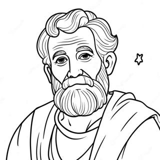 Abraham Mit Sternen Ausmalbild 11358-9310