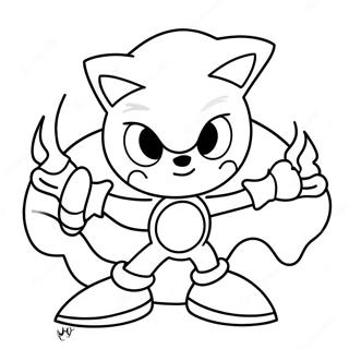 Sonic Halloween Ausmalbilder