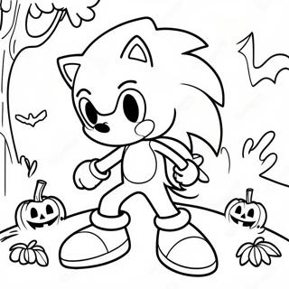 Sonic Halloween Ausmalbild 11407-9347