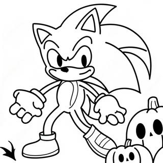 Sonic Halloween Ausmalbild 11407-9348