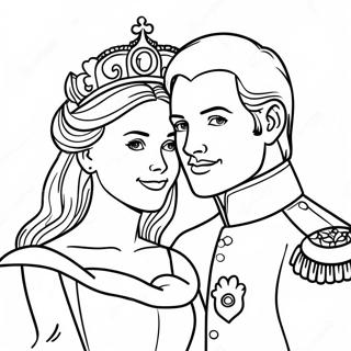 Koniglicher Prinz Und Prinzessin Ausmalbild 11658-9549