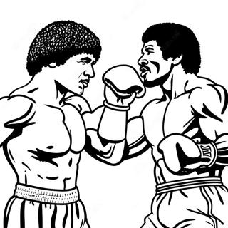 Rocky Gegen Apollo Creed Ausmalbild 11768-9663