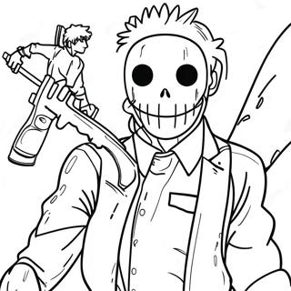 Chainsaw Man Ausmalbild 1181-944