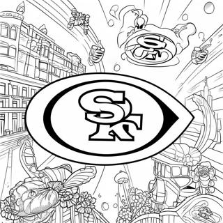 San Francisco 49ers Logo Ausmalbild 11867-9713