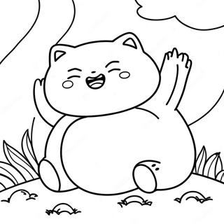 Snorlax Schlafend Ausmalbild 11907-9747