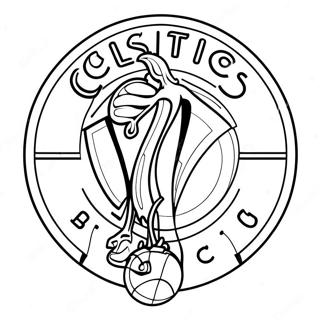 Celtics Logo Ausmalbild 11977-9803