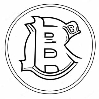 Bruins Logo Ausmalbild 12007-9827