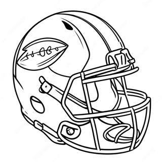 Footballhelm Ausmalbilder