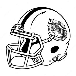 Football Helm Ausmalbild 12227-10004