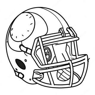 Football Helm Ausmalbild 12227-10177