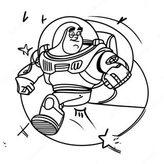 Buzz Lightyear Im Weltraum Ausmalbild 1222-979