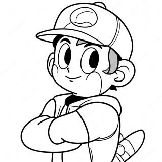 Ash Ketchum Pokemon Ausmalbild 12637-10514