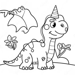 Alles Gute Zum Geburtstag Dinosaurier Ausmalbilder