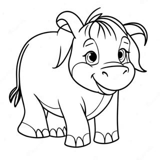 Eeyore Ausmalbild 1281-1024