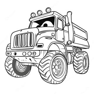 Monster Diesel Lkw Ausmalbild 12918-10738