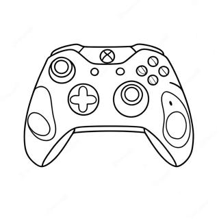 Xbox Controller Ausmalbild 12927-10744