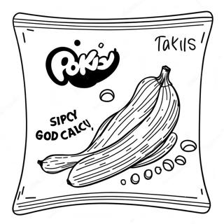 Scharfes Takis Snack Ausmalbild 12938-10756