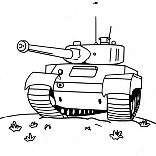 Panzer Ausmalbild 1301-1037