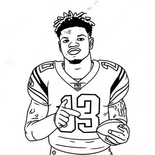 Lamar Jackson Ausmalbild 13237-10990