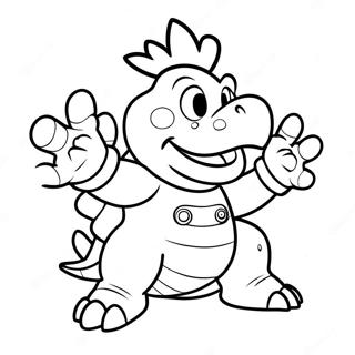 Bowser Jr Ausmalbild 13267-11016