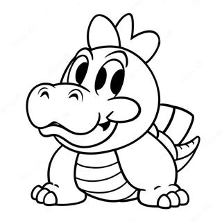 Bowser Jr In Einer Schelmischen Pose Ausmalbild 13268-11020