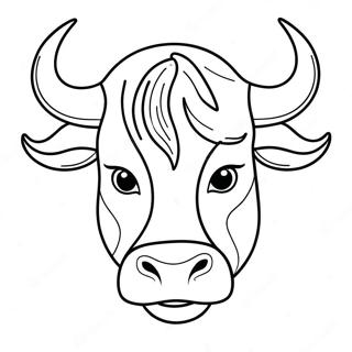 Stier Ausmalbilder