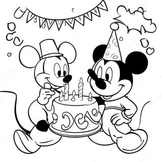 Mickey Maus Geburtstag Ausmalbilder