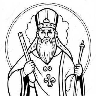 St Patrick Religioses Ausmalbild 13678-11334