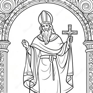 St Patrick Religioses Ausmalbild 13678-11335