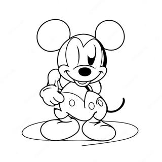 Mickey Mouse Valentinstag Ausmalbild 13738-11384