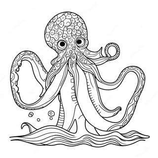 Kraken Ausmalbilder