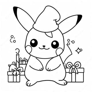 Weihnachts Pikachu Ausmalbild 14138-11712