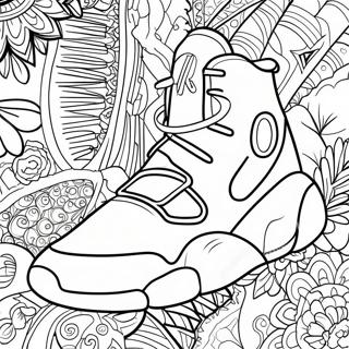 Yeezy Sneaker Design Ausmalbild 14200-11753