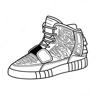 Yeezy Sneaker Design Ausmalbild 14200-11754