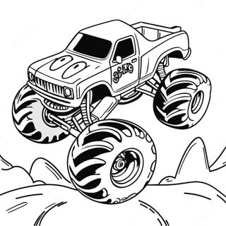 Monster Jam Ausmalbild 14299-11829