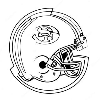 49ers Logo Ausmalbild 1451-1158