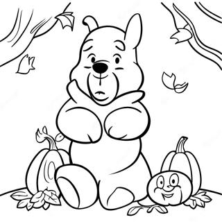 Winnie Puuh Halloween Ausmalbild 14729-12174