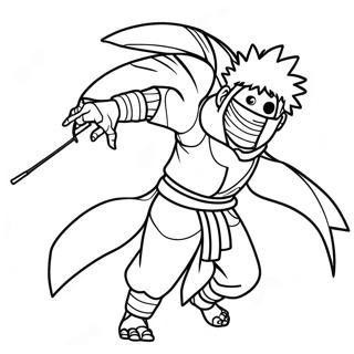 Obito In Kampfpose Ausmalbild 14770-12212