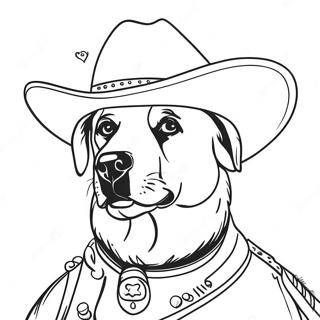 Sheriff Labrador Ausmalbild 14799-12230