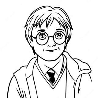 Harry Potter Mit Zauberstab Ausmalbild 14810-12241