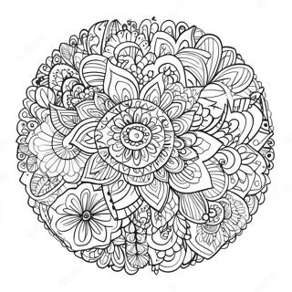 Boho Mandala Ausmalbild 1481-1182